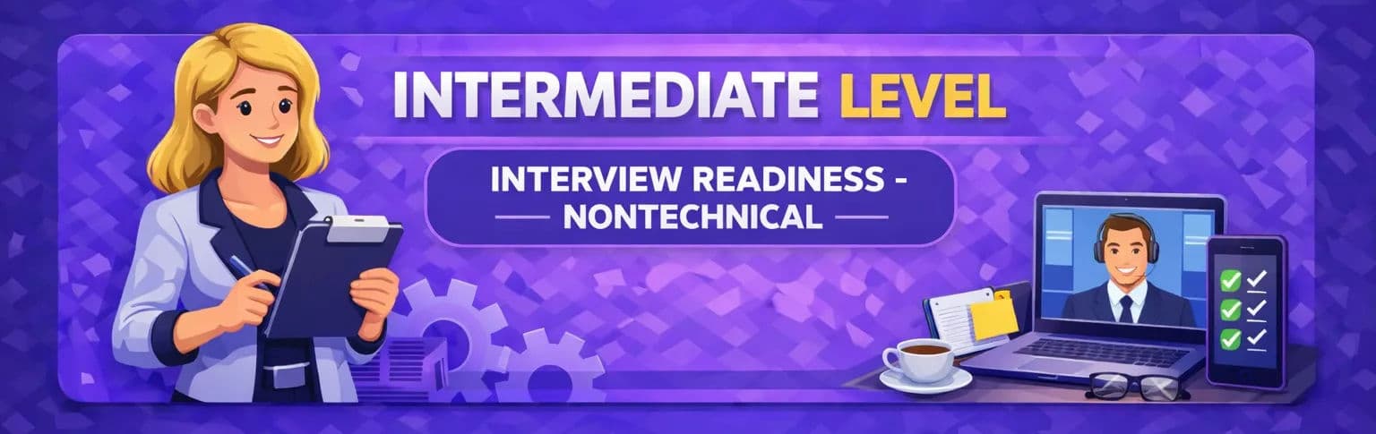 Interview Readiness – Non-Technical (Intermediate)